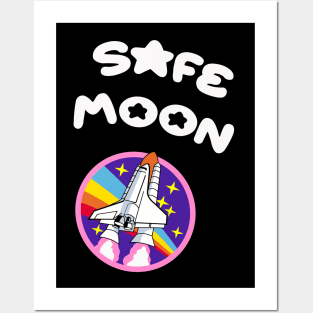 Safe moon Posters and Art